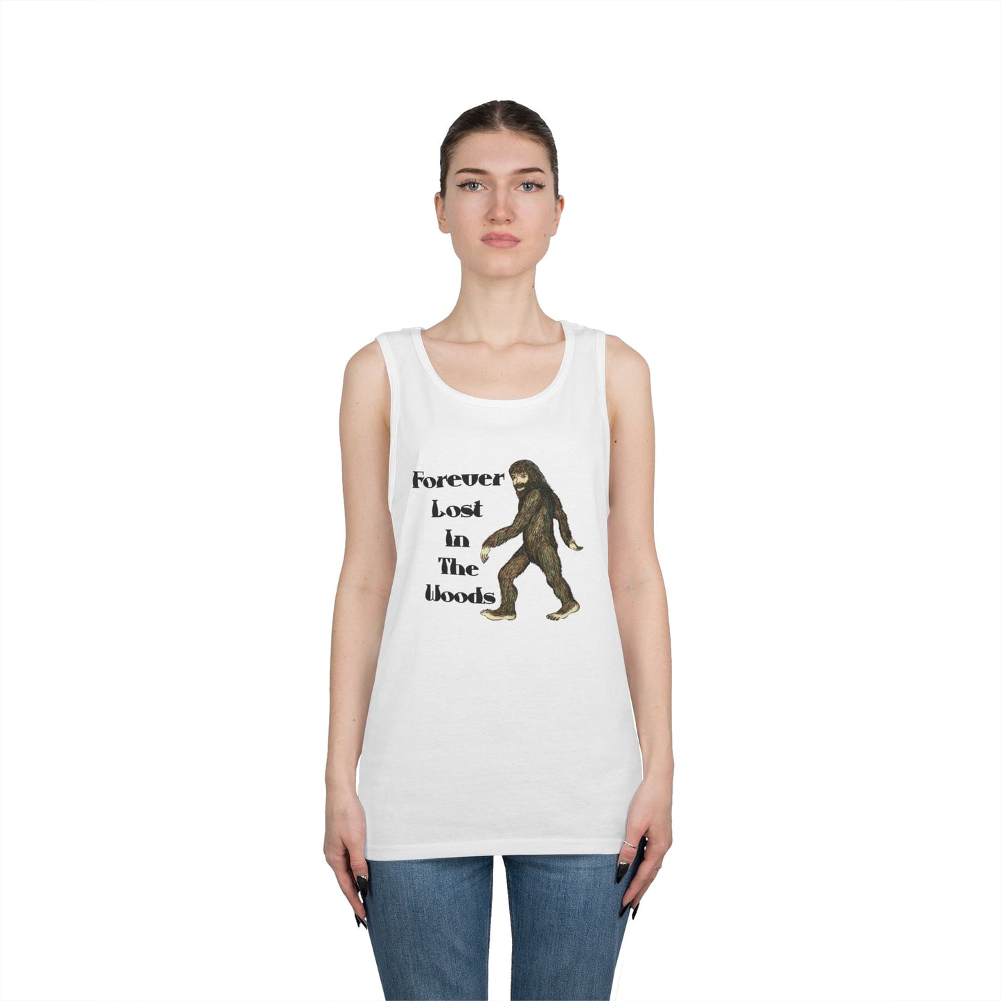Lost in the Woods Unisex Heavy Cotton Tank Top