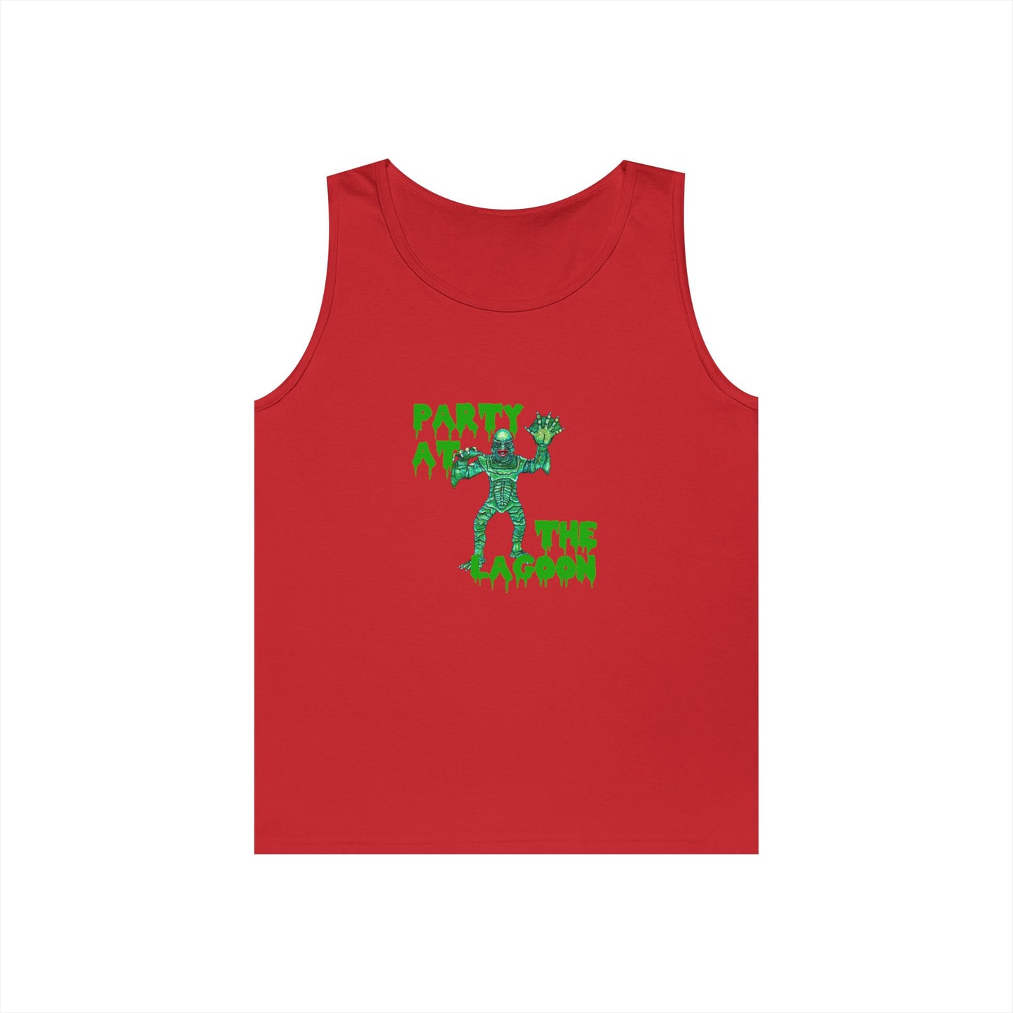 Party at the Lagoon Unisex Heavy Cotton Tank Top