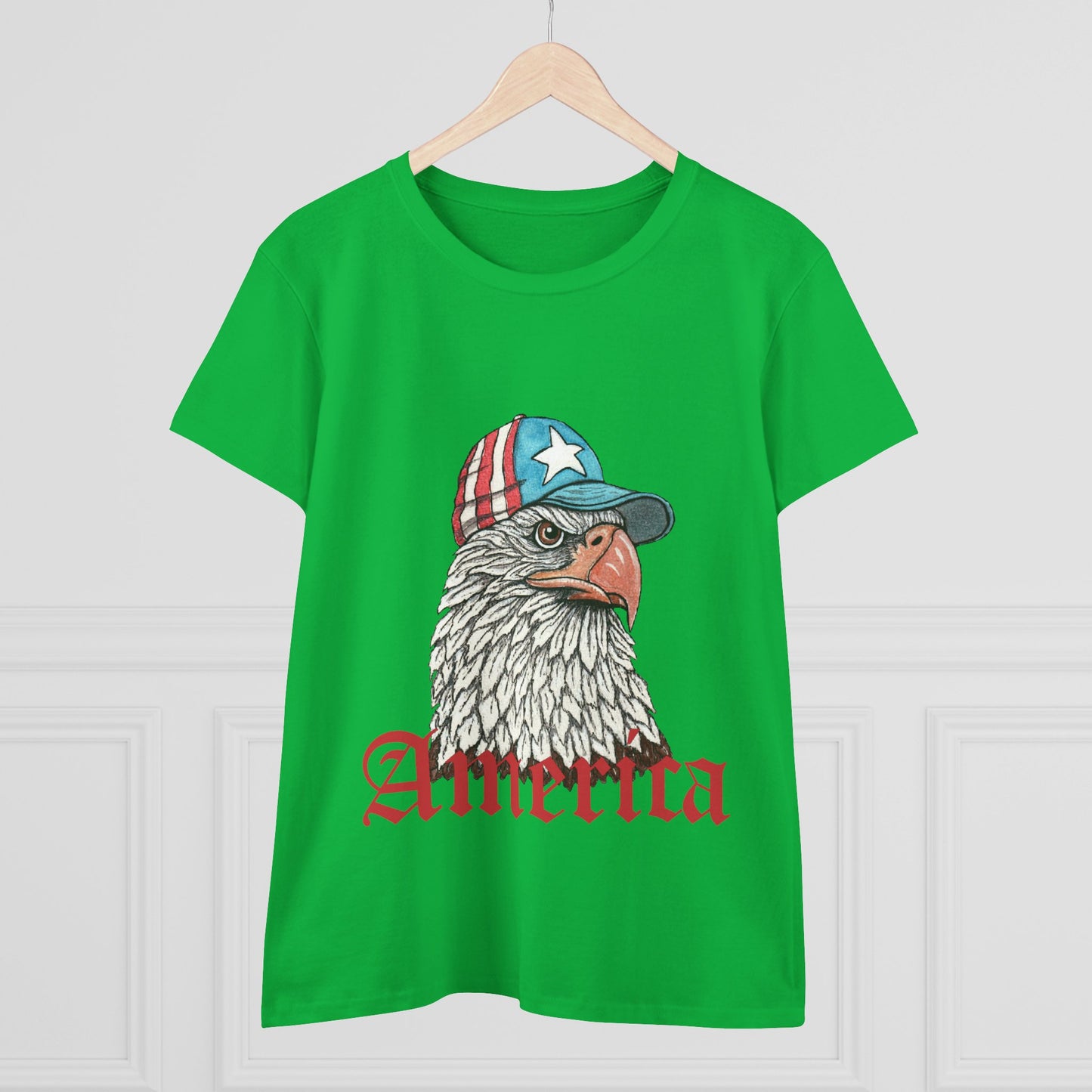 Eagle America Women's Midweight Cotton Tee