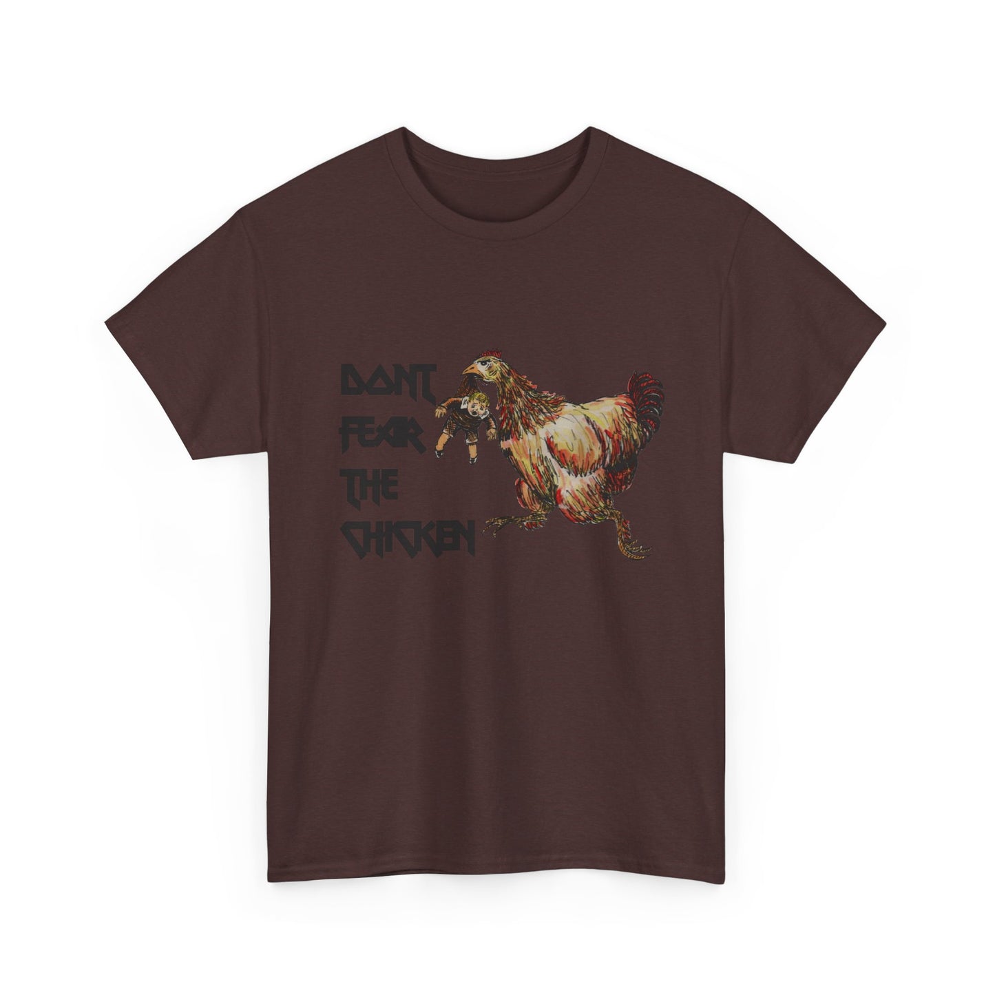 Don't Fear the Chicken Unisex Heavy Cotton Tee