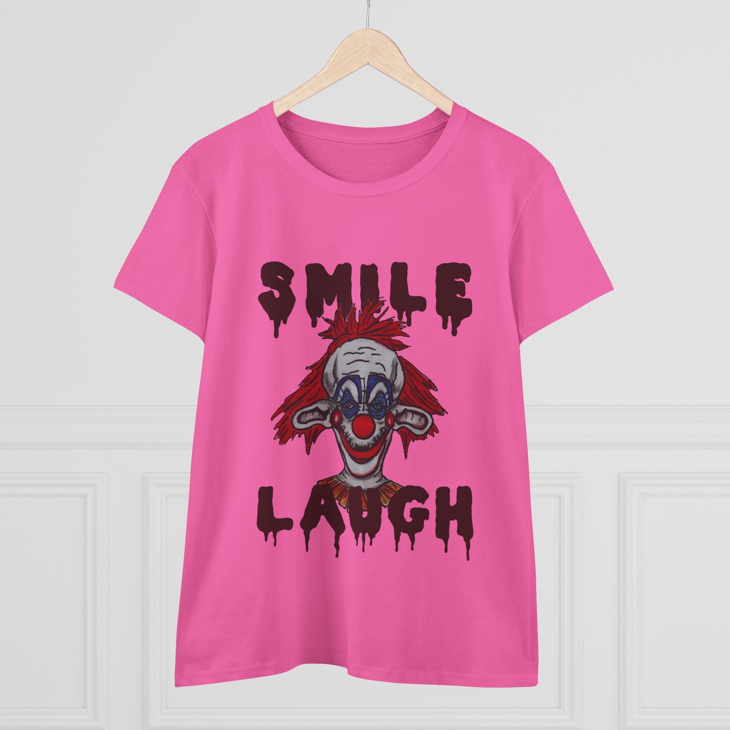Smile, Laugh Women's Midweight Cotton Tee