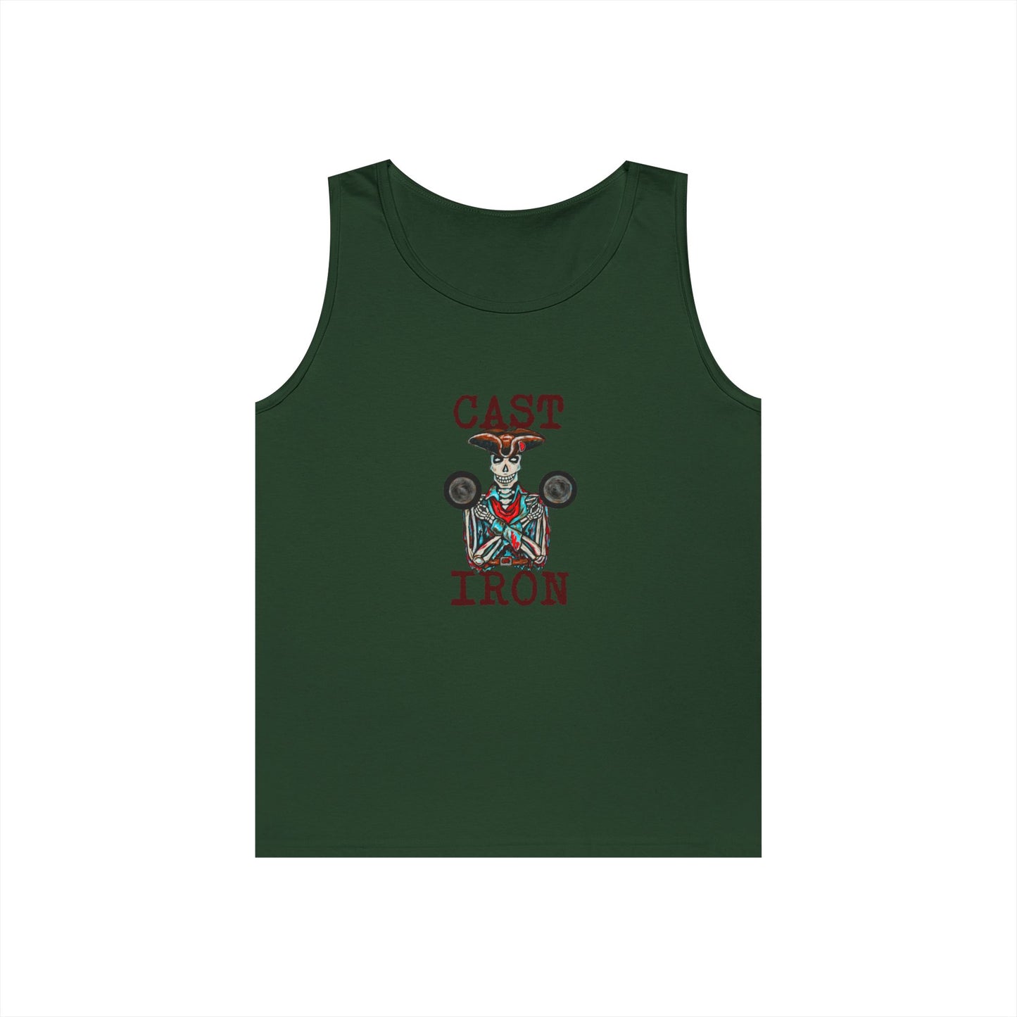 Cast Iron Unisex Heavy Cotton Tank Top