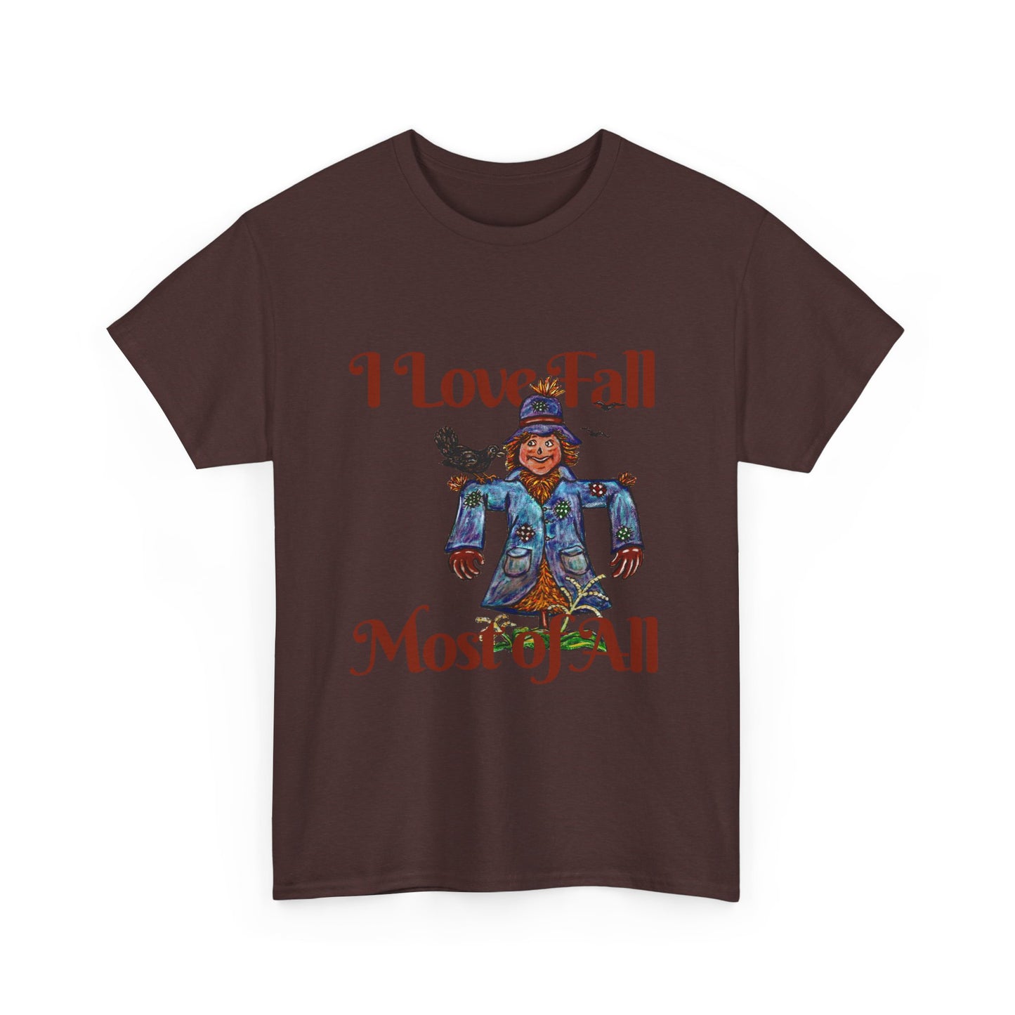 I Love Fall Most of All Unisex Heavy Cotton Tee