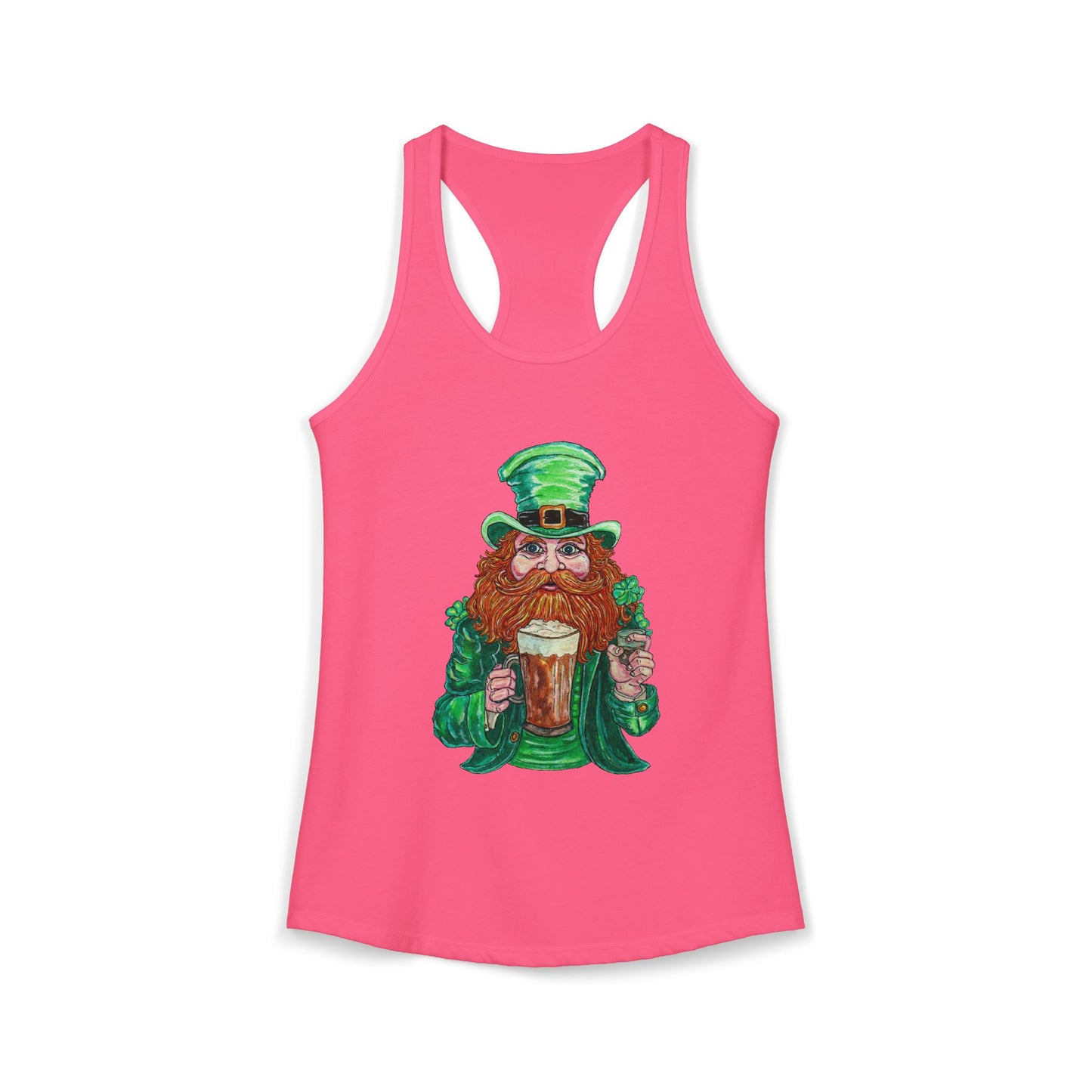 Drunken Leprechaun Women's Ideal Racerback Tank