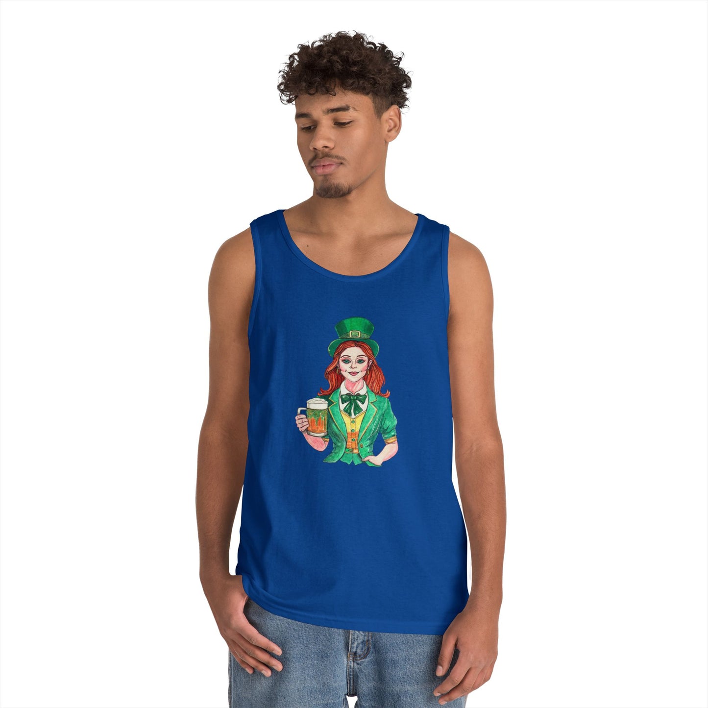Paddy's Day Cheers Unisex Heavy Cotton Tank Top
