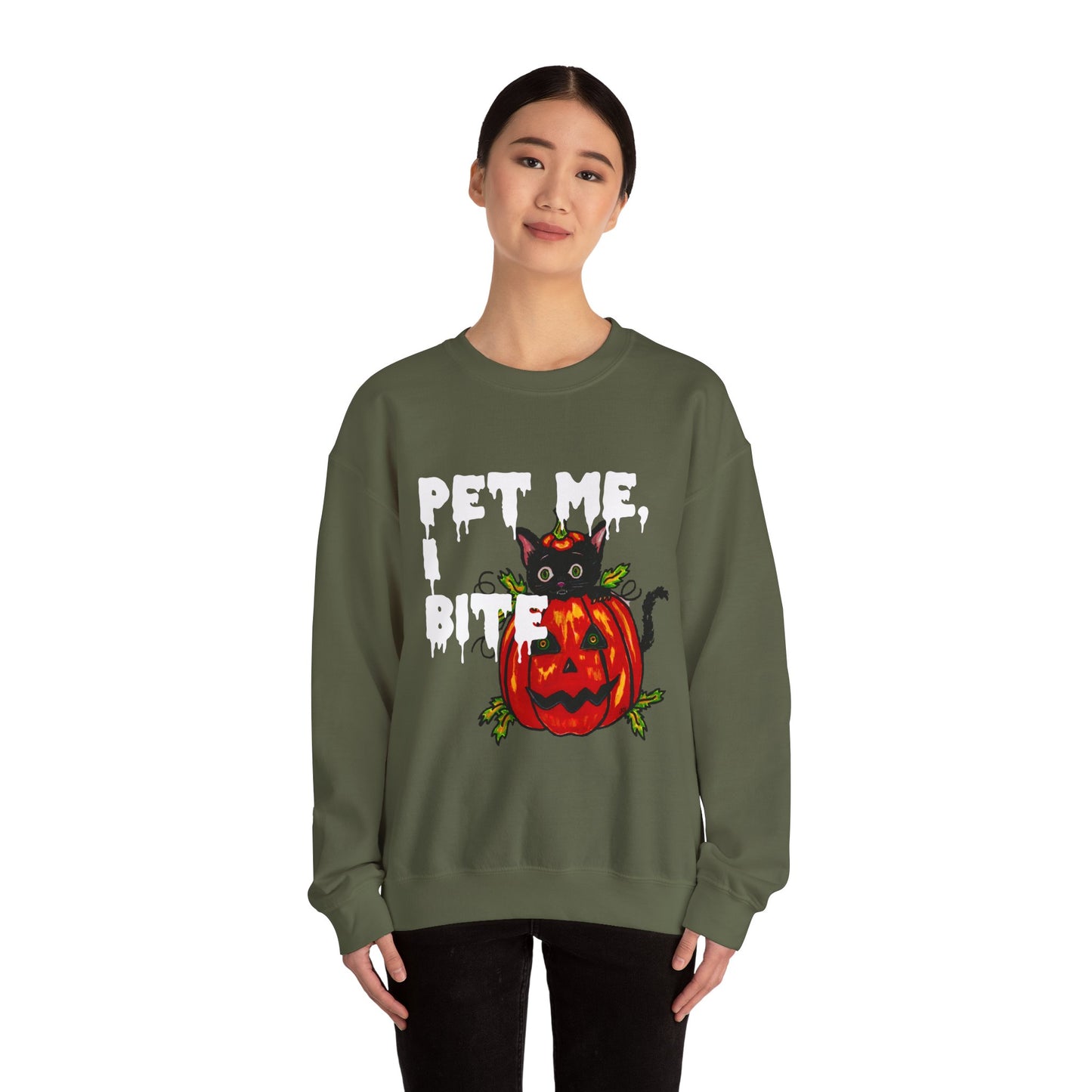 Pet Me Unisex Heavy Blend™ Crewneck Sweatshirt