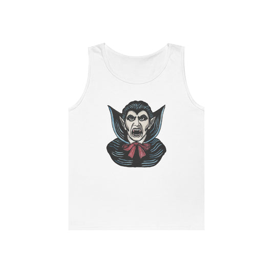 Dracula Unisex Heavy Cotton Tank Top