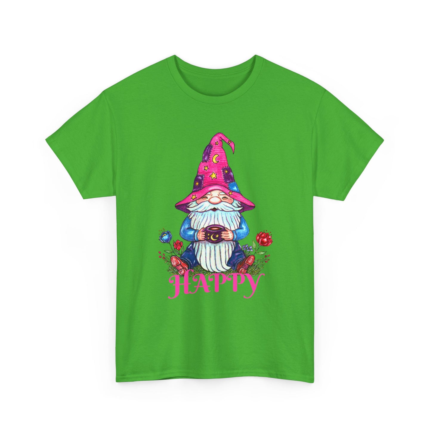Happy Gnome Unisex Heavy Cotton Tee