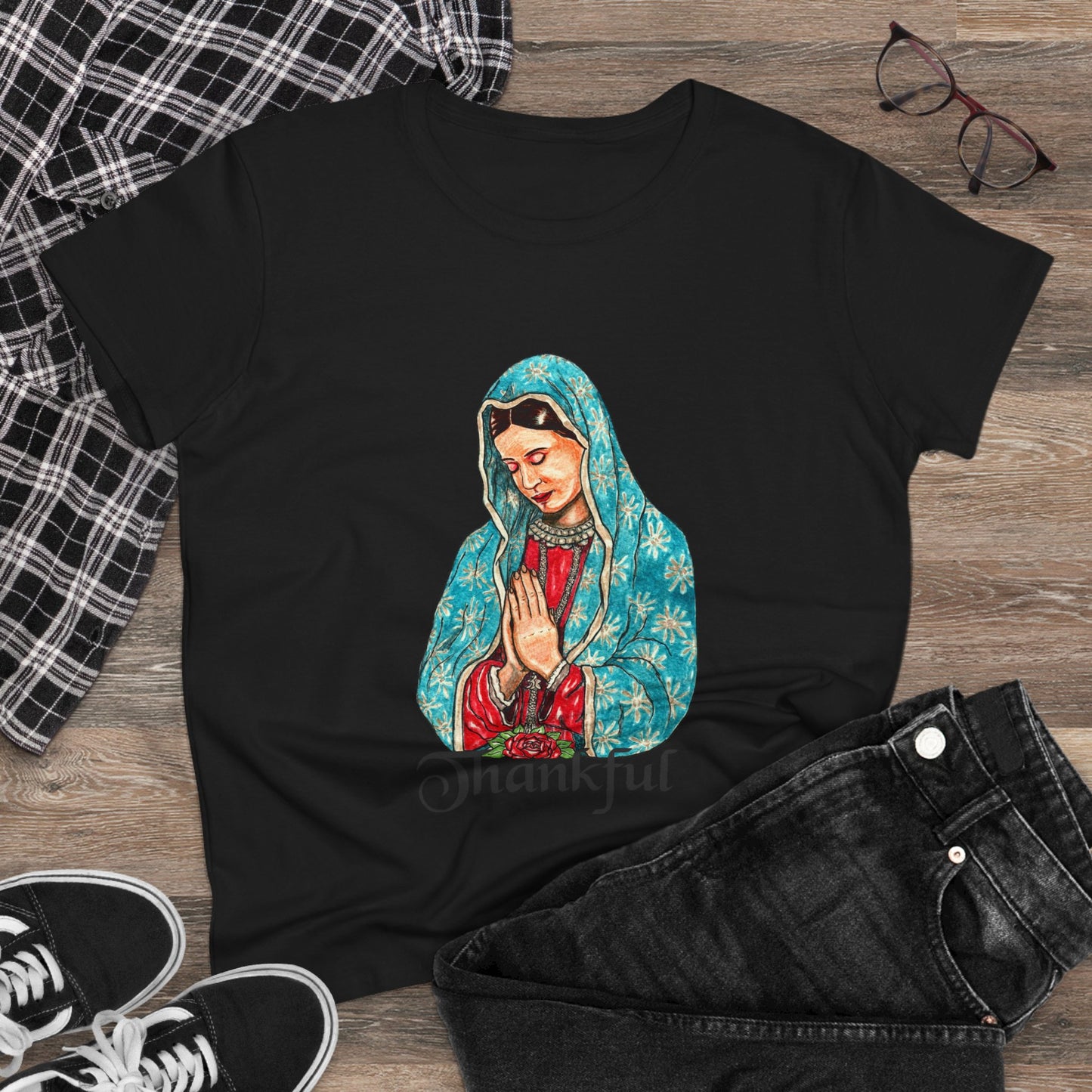 Thankful Women's Midweight Cotton Tee