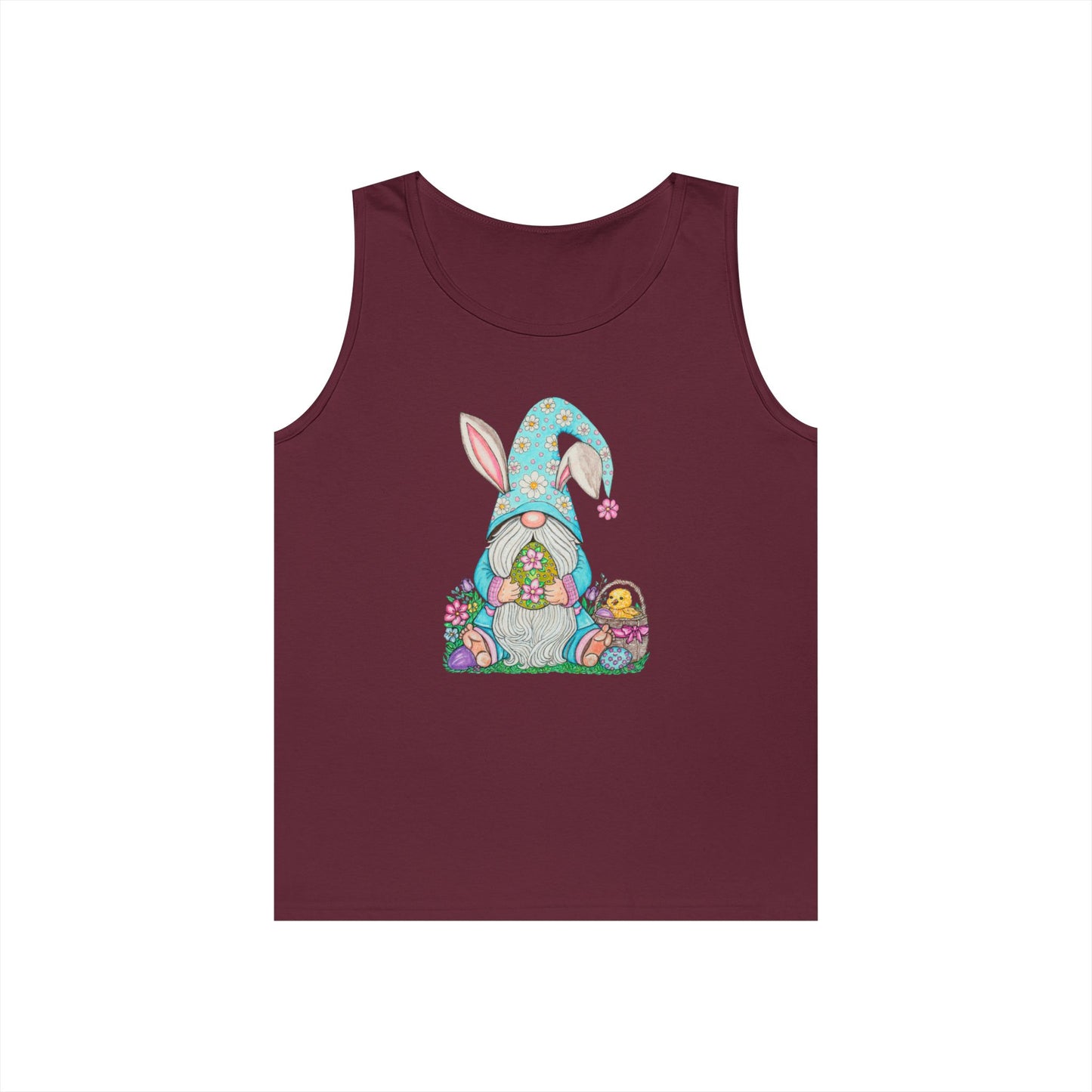 Easter Gnome Unisex Heavy Cotton Tank Top