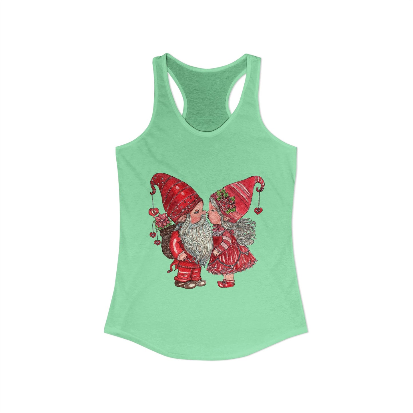 Gnome Lovers Women's Ideal Racerback Tank