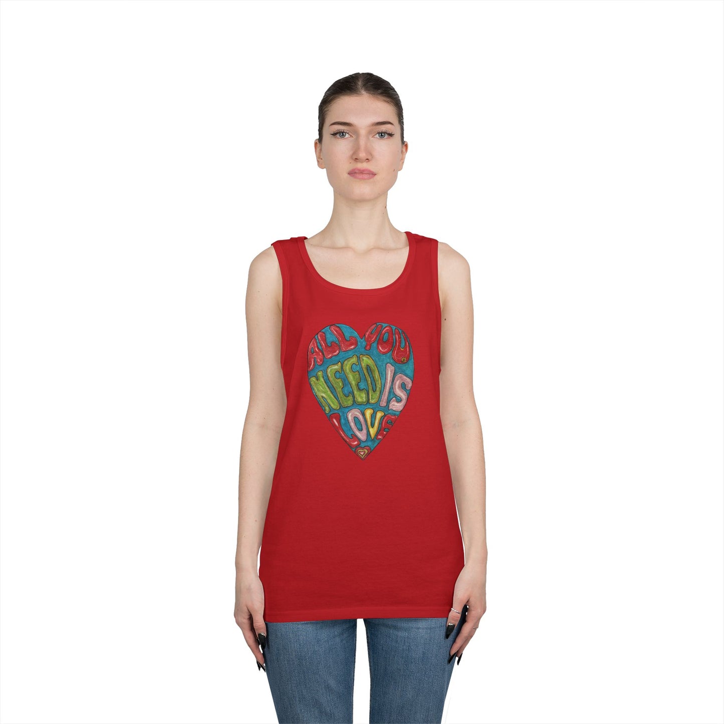 Love Unisex Heavy Cotton Tank Top