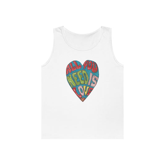 Love Unisex Heavy Cotton Tank Top