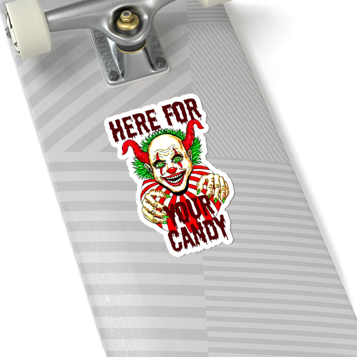 Here for Your Candy Kiss-Cut Stickers