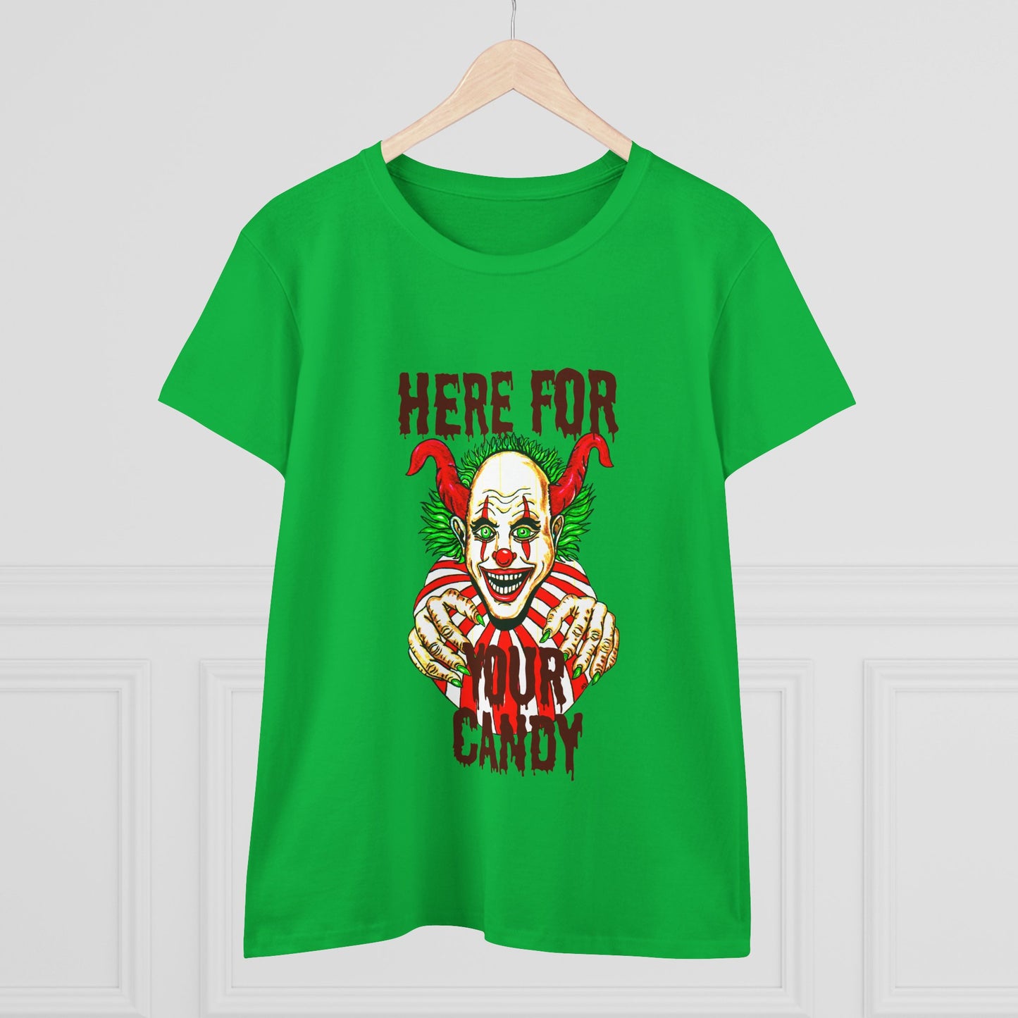 Here for Your Candy Women's Midweight Cotton Tee