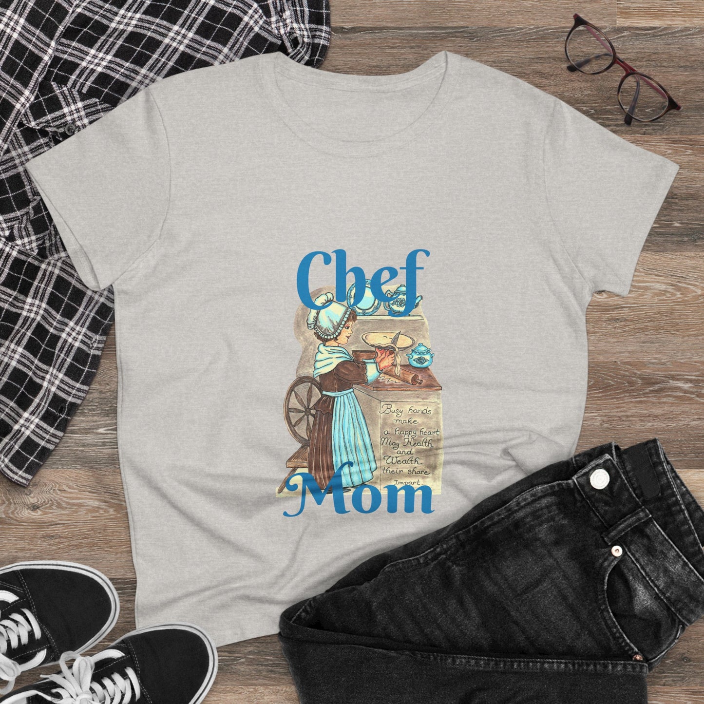 Chef Mom Women's Midweight Cotton Tee