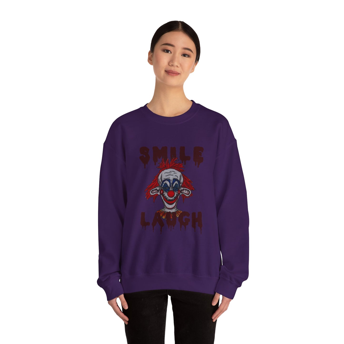 Smile, Laugh Unisex Heavy Blend™ Crewneck Sweatshirt