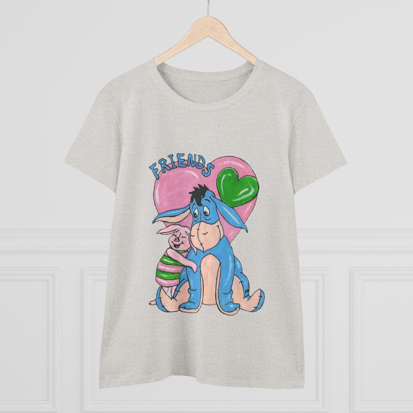 Best Friends Women's Midweight Cotton Tee