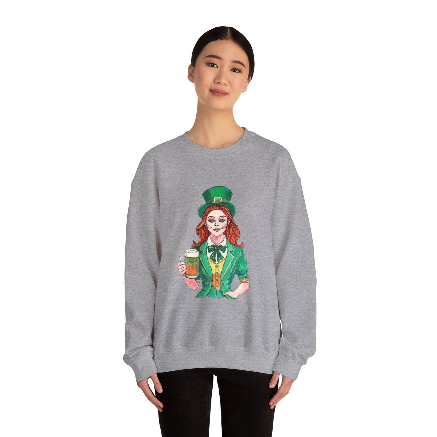 Paddys Day Cheers Unisex Heavy Blend™ Crewneck Sweatshirt