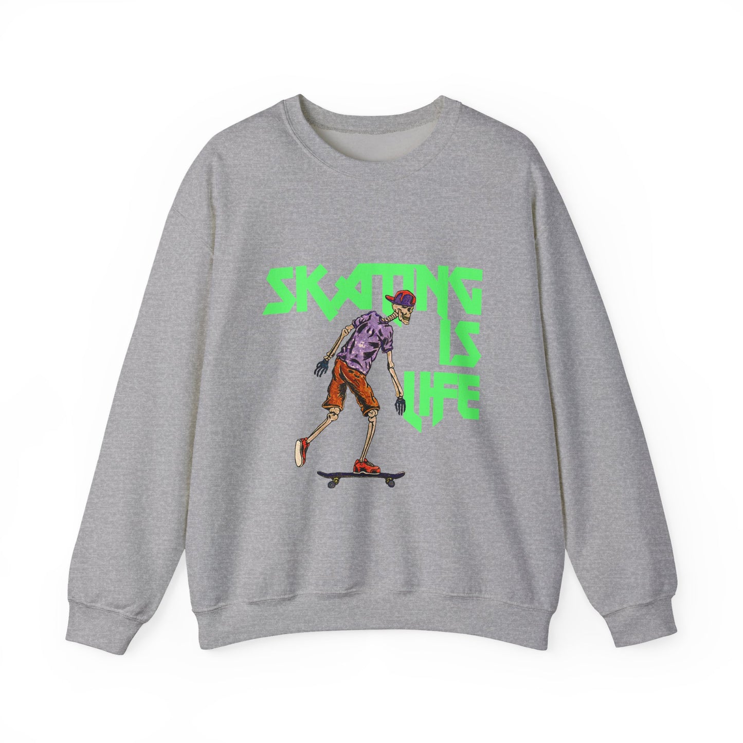 Skating is Life Unisex Heavy Blend™ Crewneck Sweatshirt