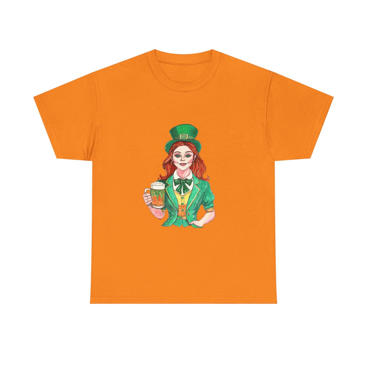 Paddys Day Cheers Unisex Heavy Cotton Tee