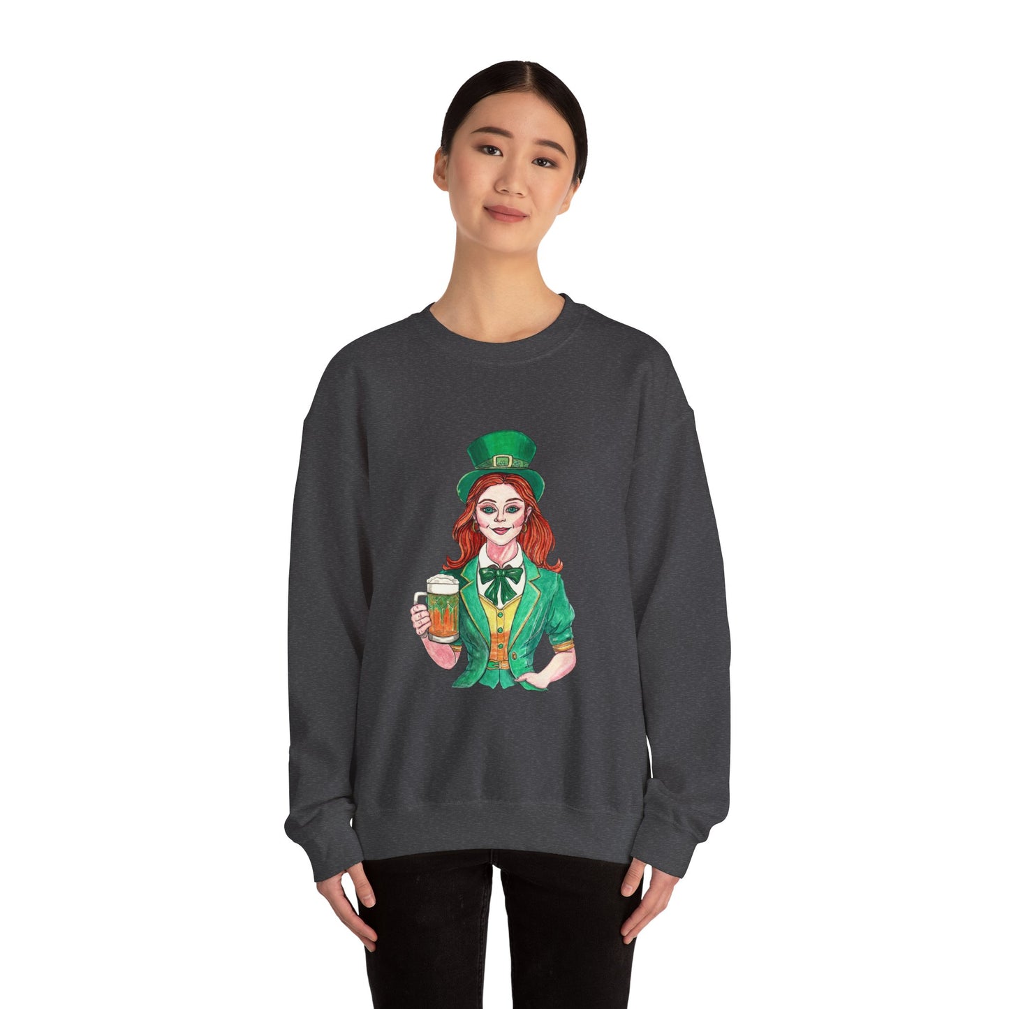 Paddys Day Cheers Unisex Heavy Blend™ Crewneck Sweatshirt