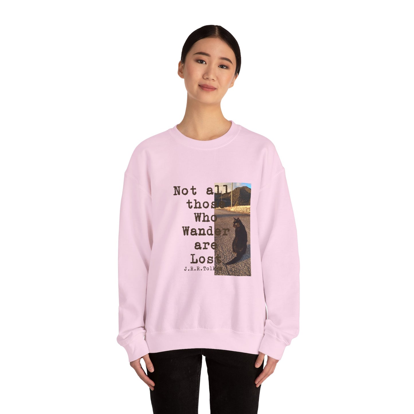 Wandering Kitty Unisex Heavy Blend™ Crewneck Sweatshirt