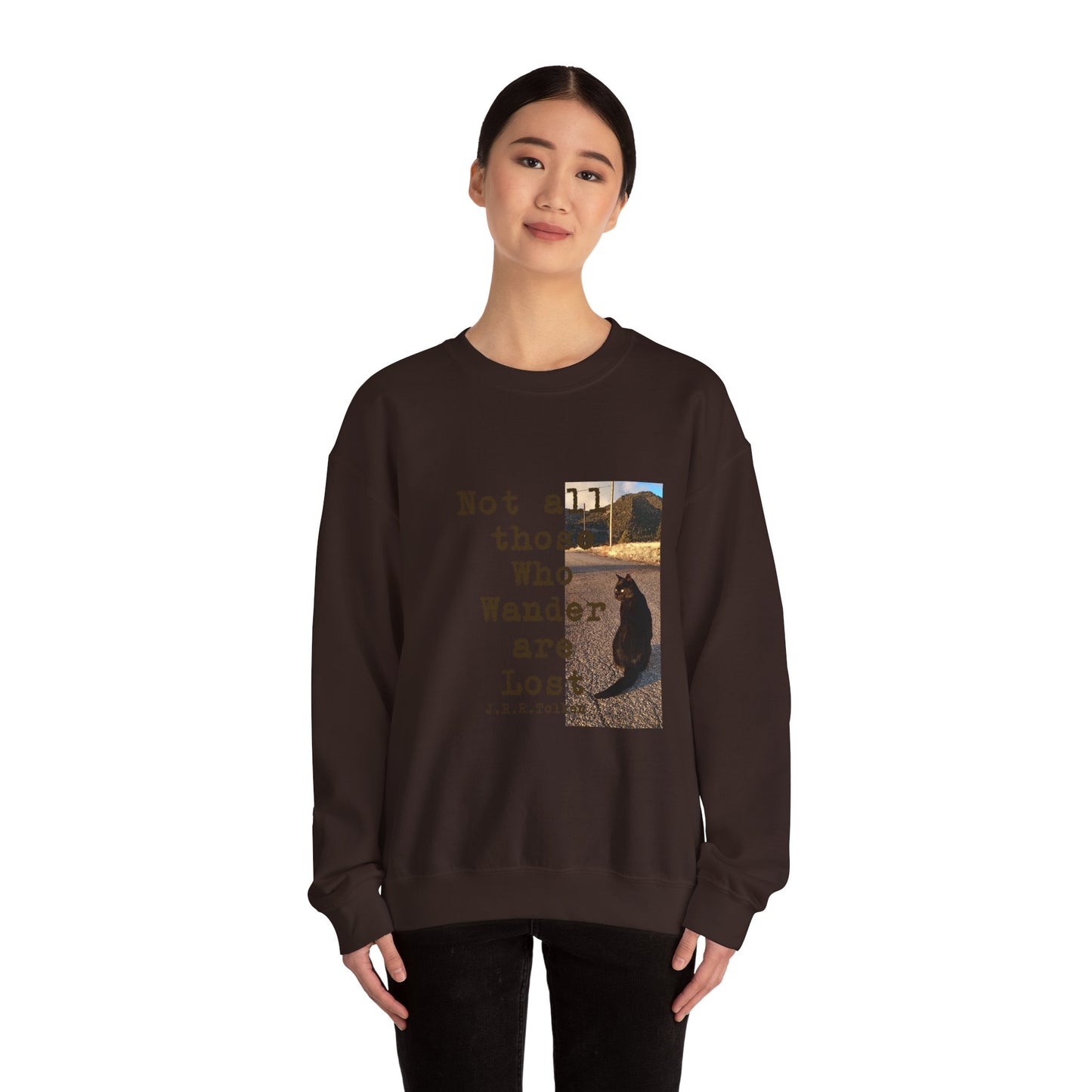 Wandering Kitty Unisex Heavy Blend™ Crewneck Sweatshirt