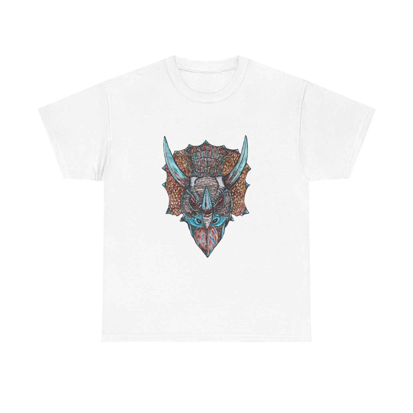 Triceratops Unisex Heavy Cotton Tee