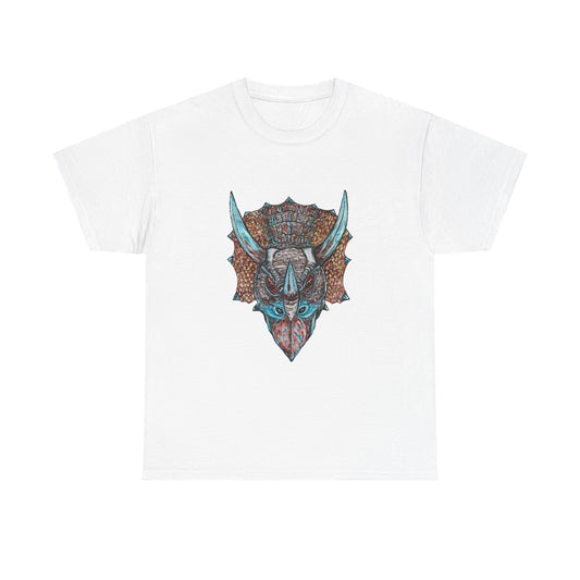 Triceratops Unisex Heavy Cotton Tee