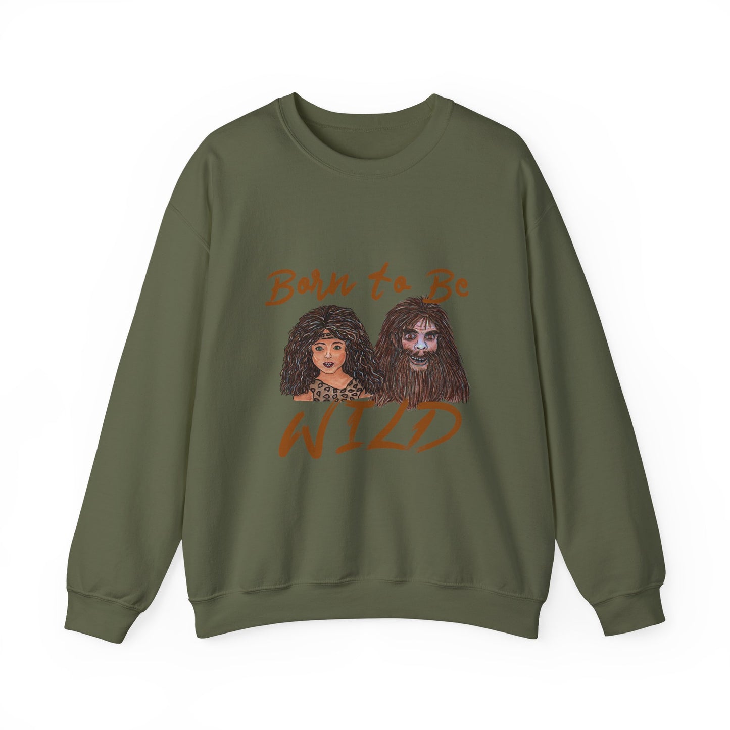 Born to be Wild Unisex Heavy Blend™ Crewneck Sweatshirt