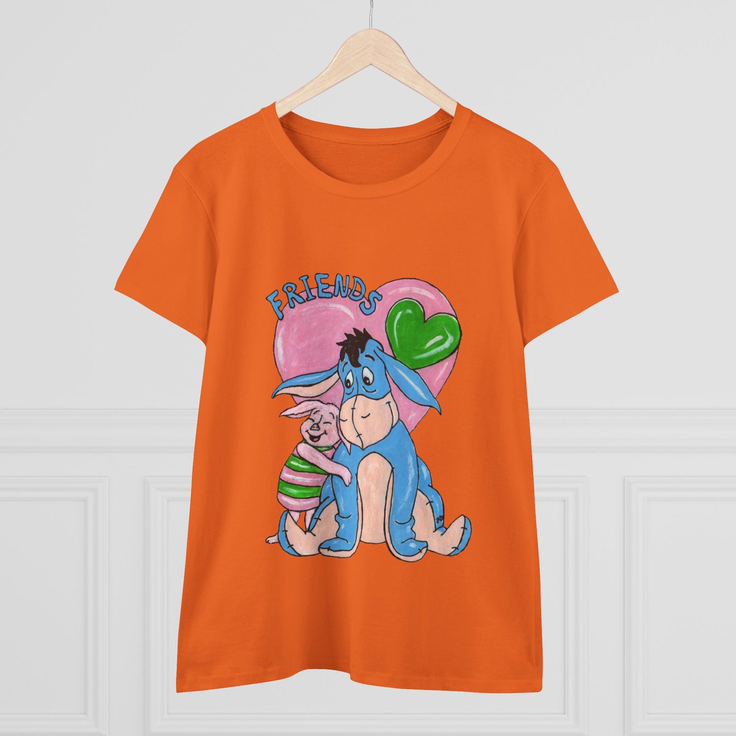 Best Friends Women's Midweight Cotton Tee