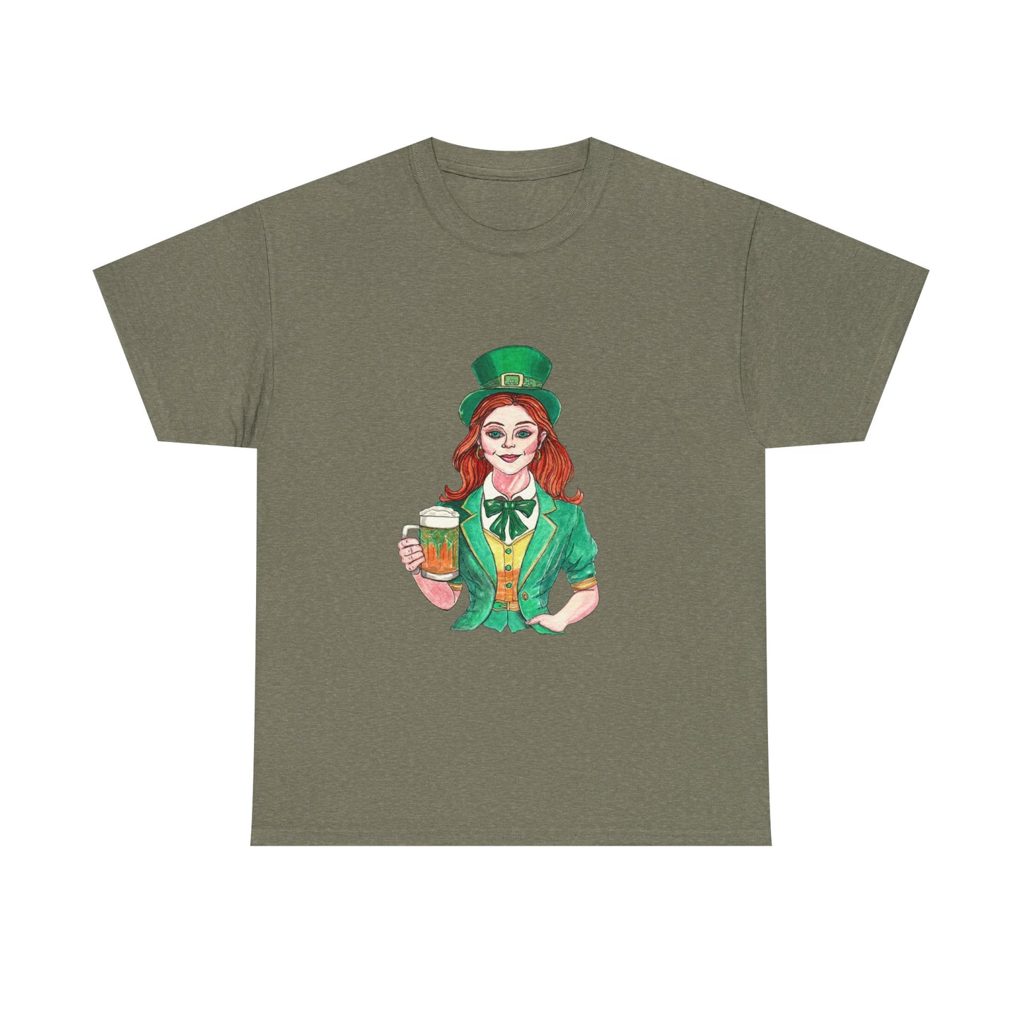 Paddys Day Cheers Unisex Heavy Cotton Tee