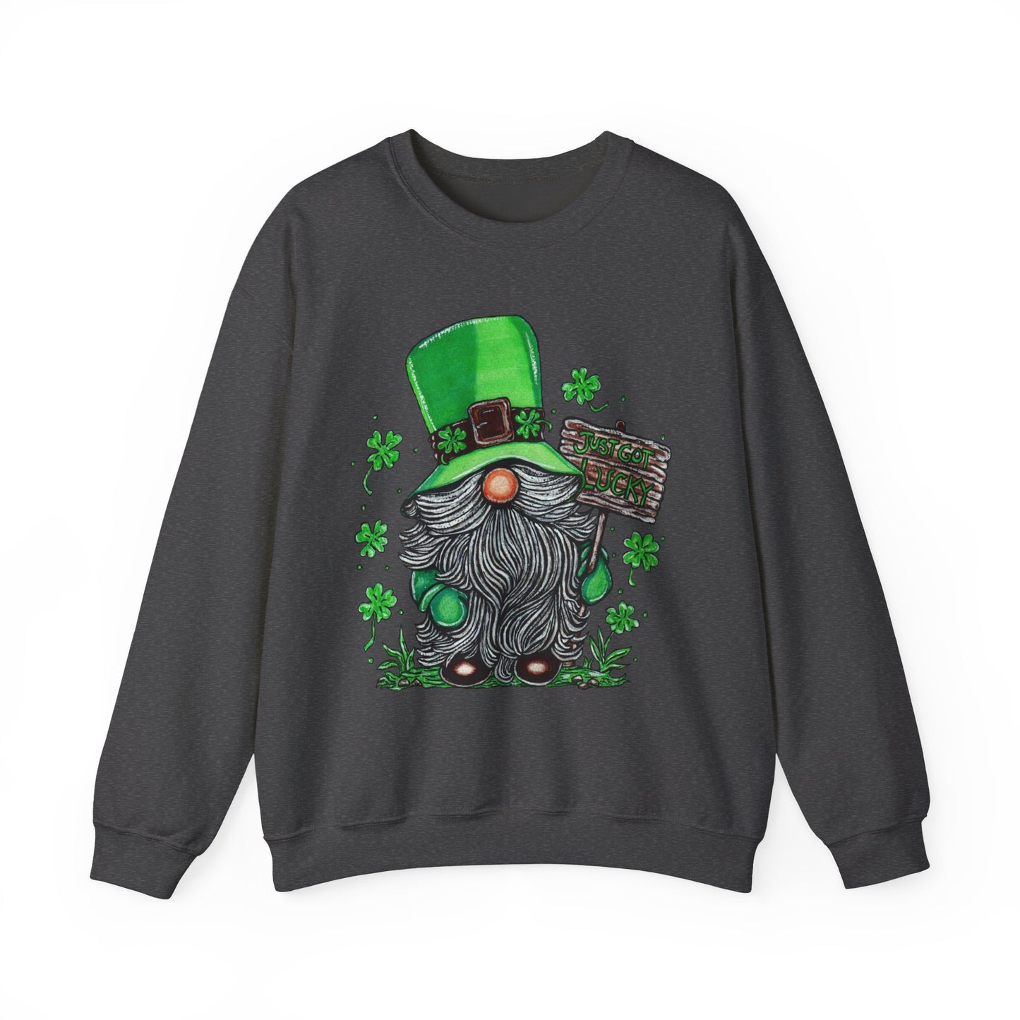 Gnomish Leprechaun Unisex Heavy Blend™ Crewneck Sweatshirt