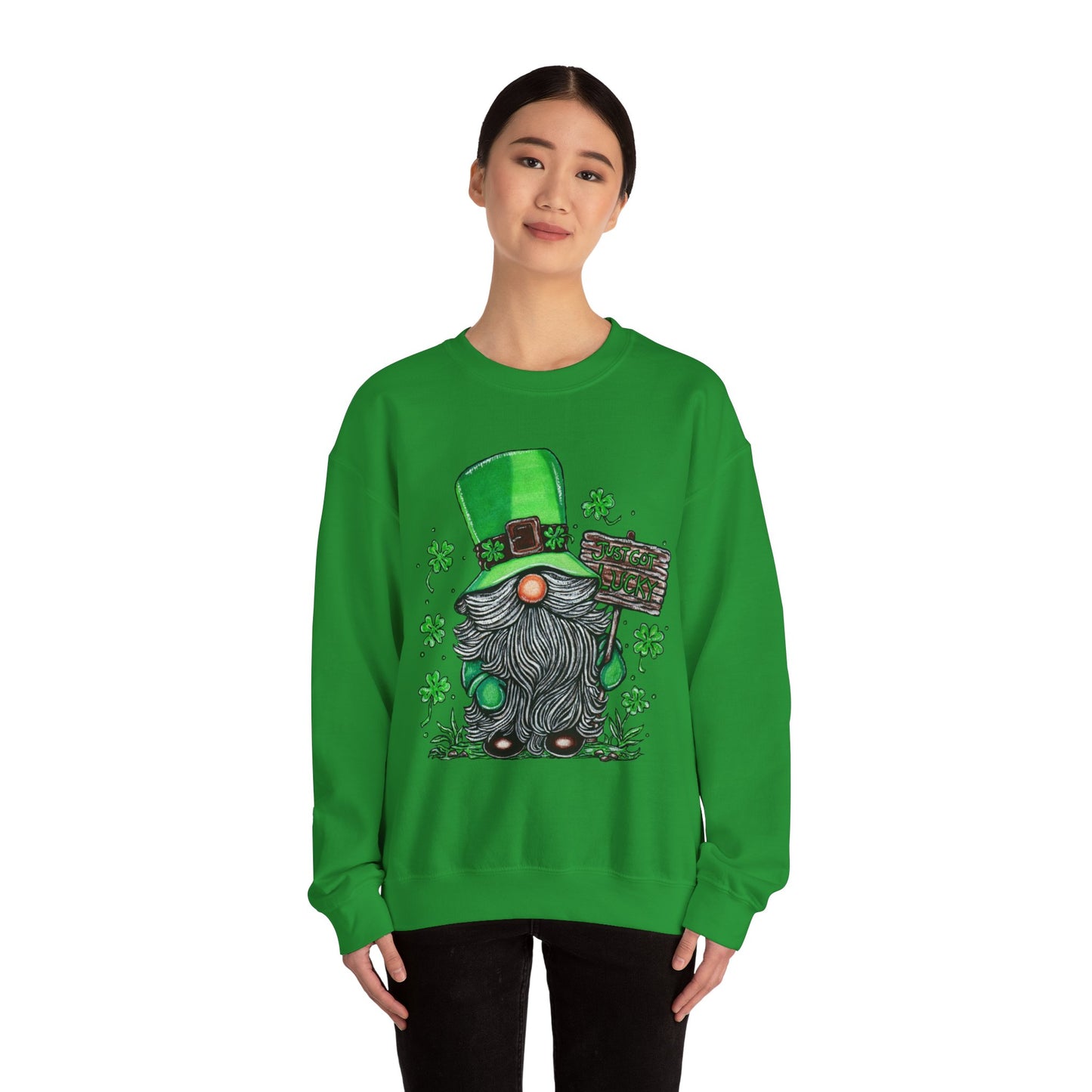 Gnomish Leprechaun Unisex Heavy Blend™ Crewneck Sweatshirt