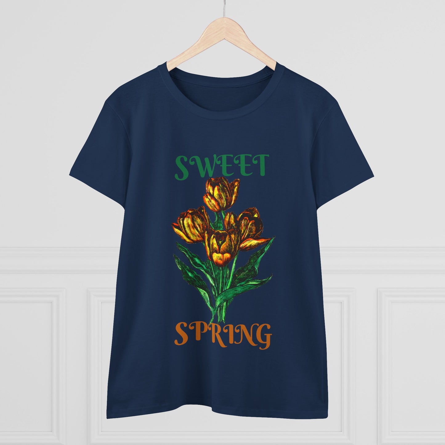 Sweet Spring Women's Midweight Cotton Tee