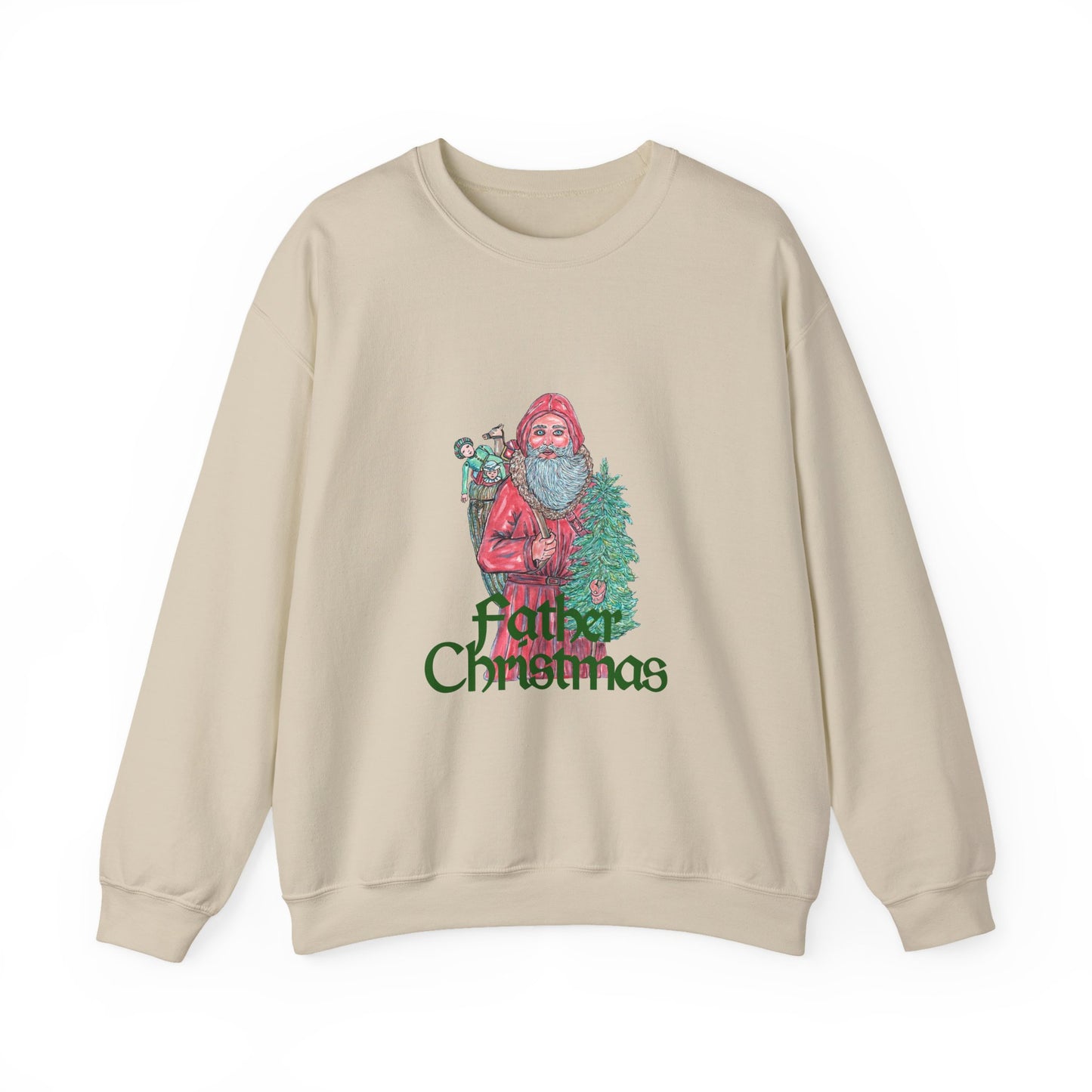 Father Christmas Unisex Heavy Blend™ Crewneck Sweatshirt