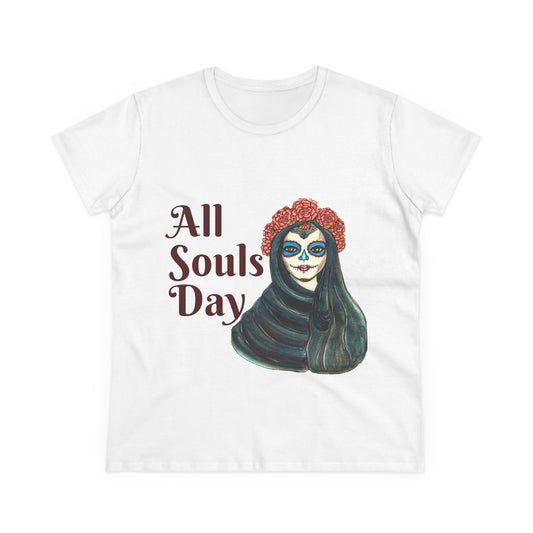 All Souls Day Women's Midweight Cotton Tee