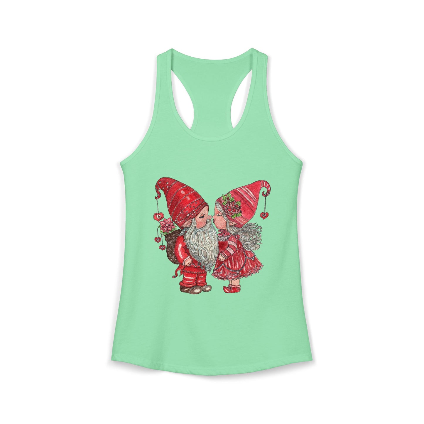 Gnome Lovers Women's Ideal Racerback Tank