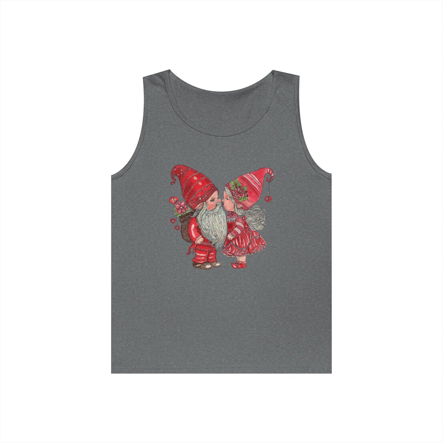 Gnome Lovers Unisex Heavy Cotton Tank Top
