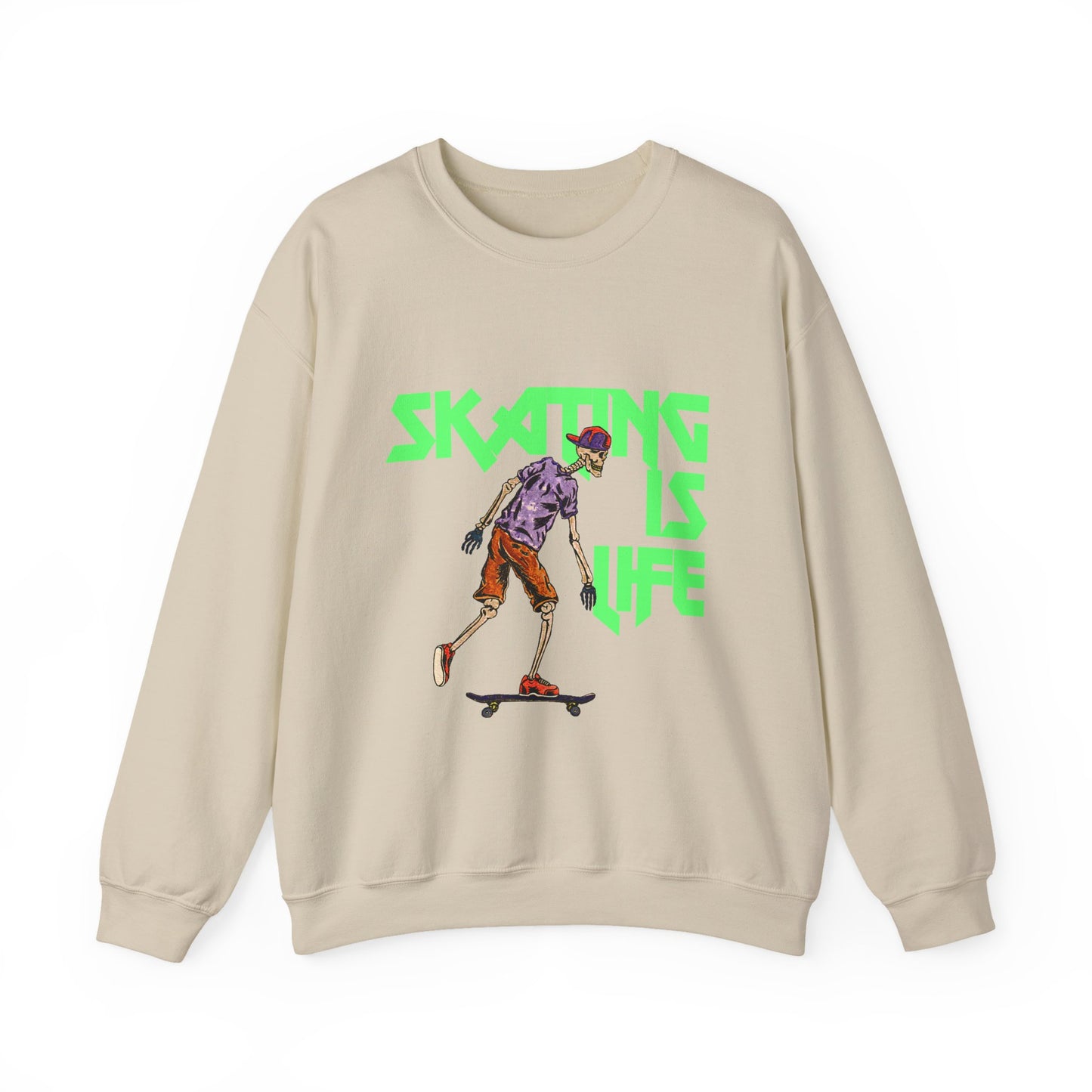 Skating is Life Unisex Heavy Blend™ Crewneck Sweatshirt