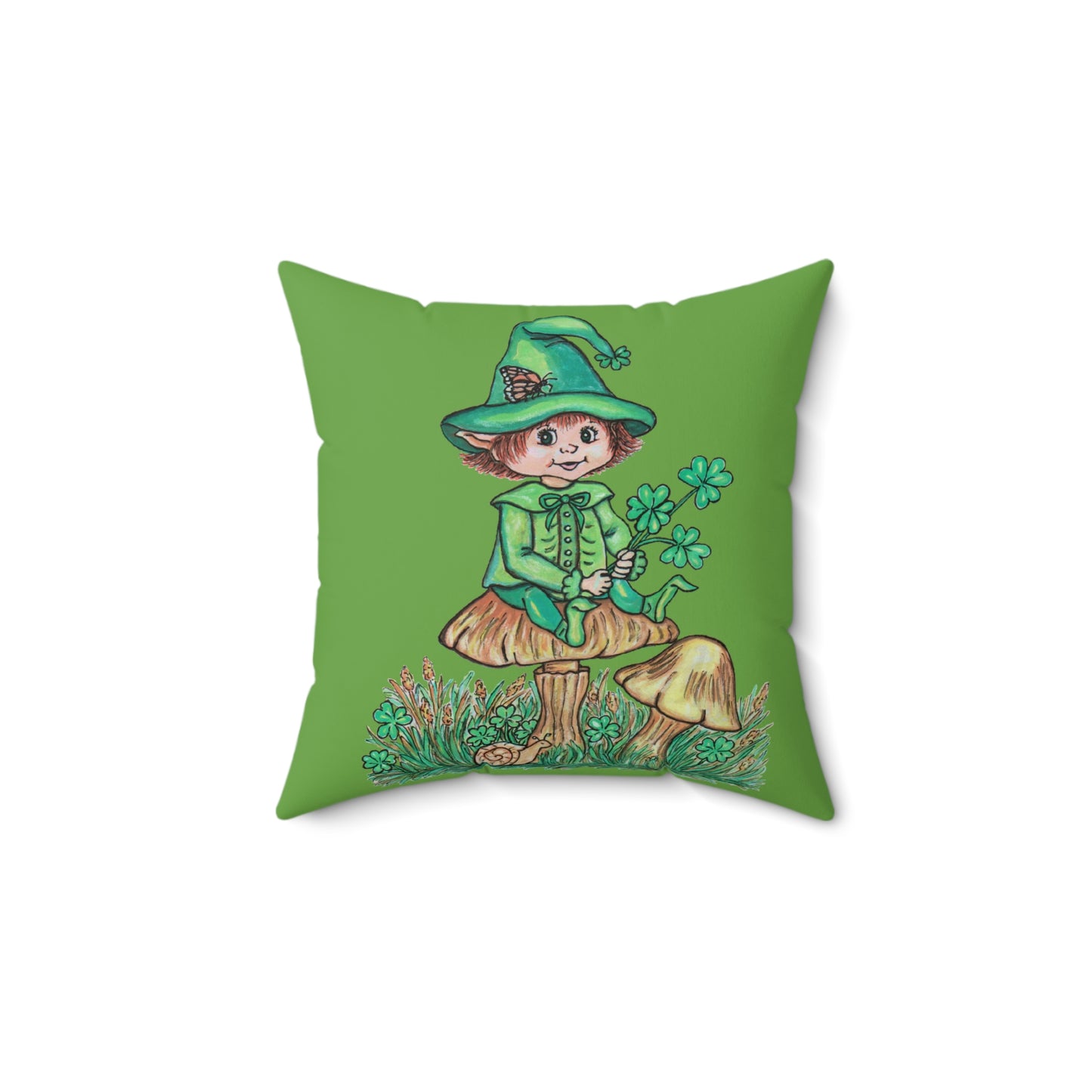 Cutest Shenanigan Spun Polyester Square Pillow