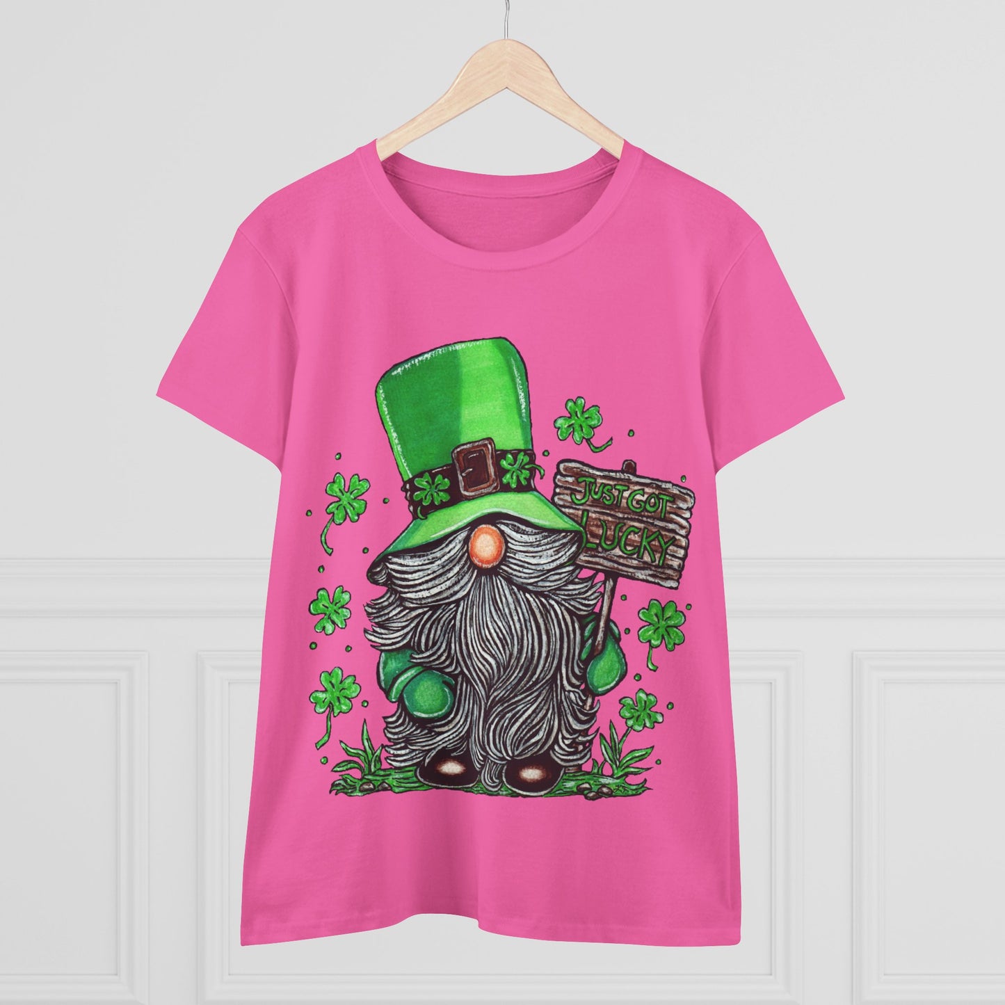 Gnomish Leprechaun Women's Midweight Cotton Tee