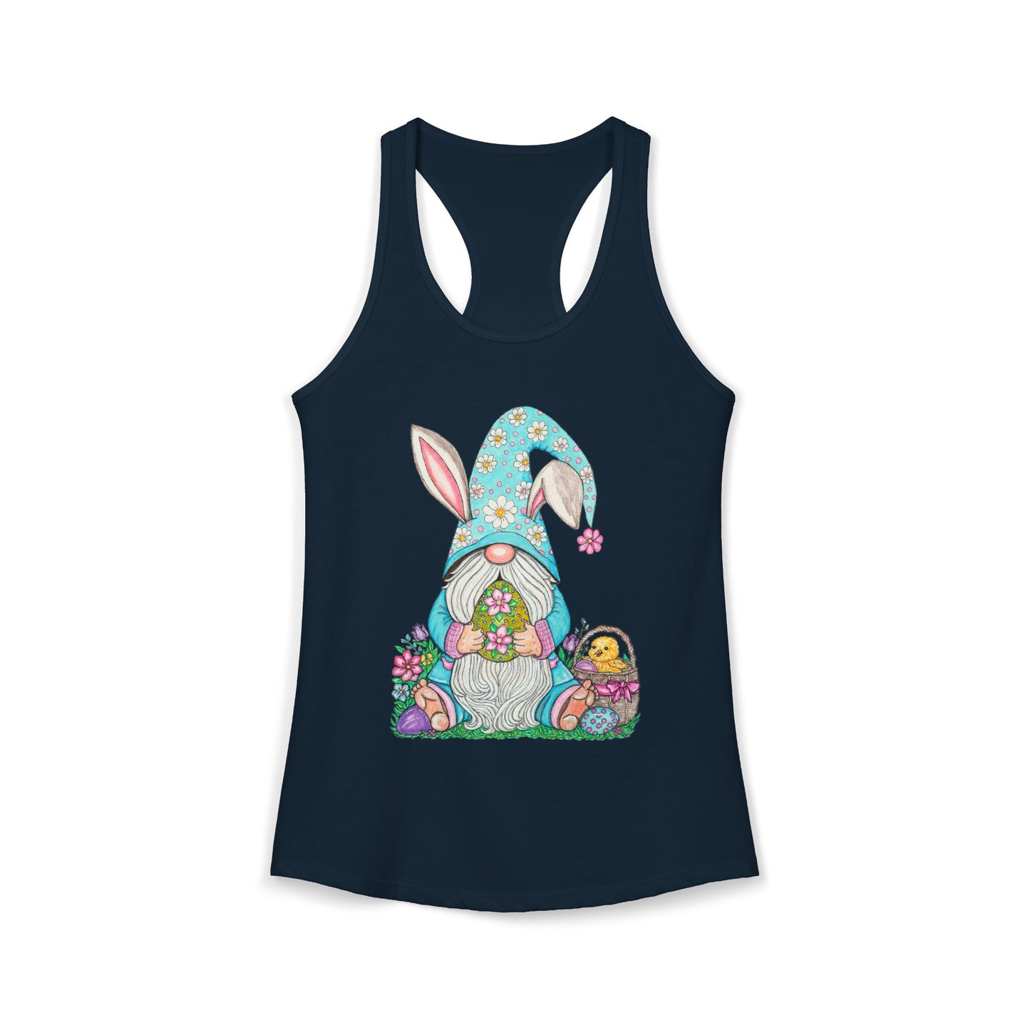Easter Gnome Women's Ideal Racerback Tank