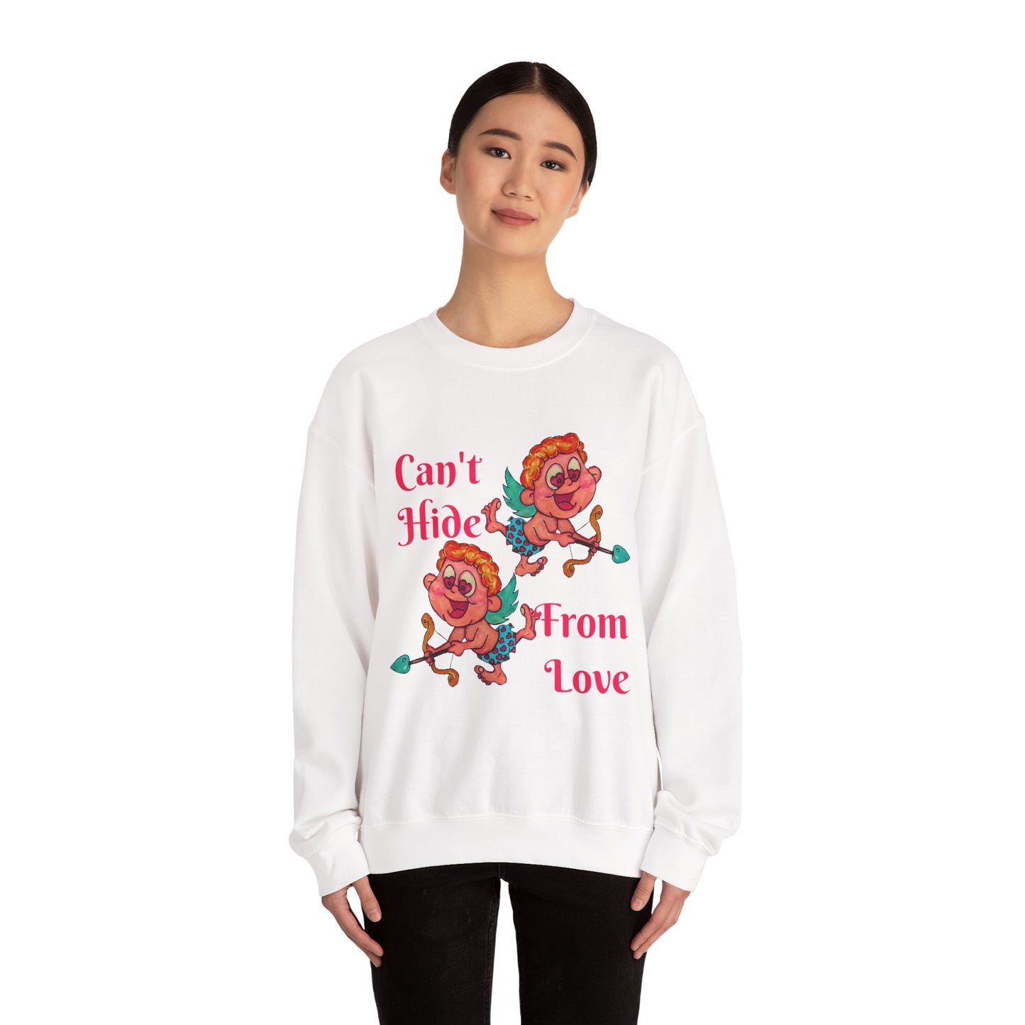 Can't Hide From Love Unisex Heavy Blend™ Crewneck Sweatshirt
