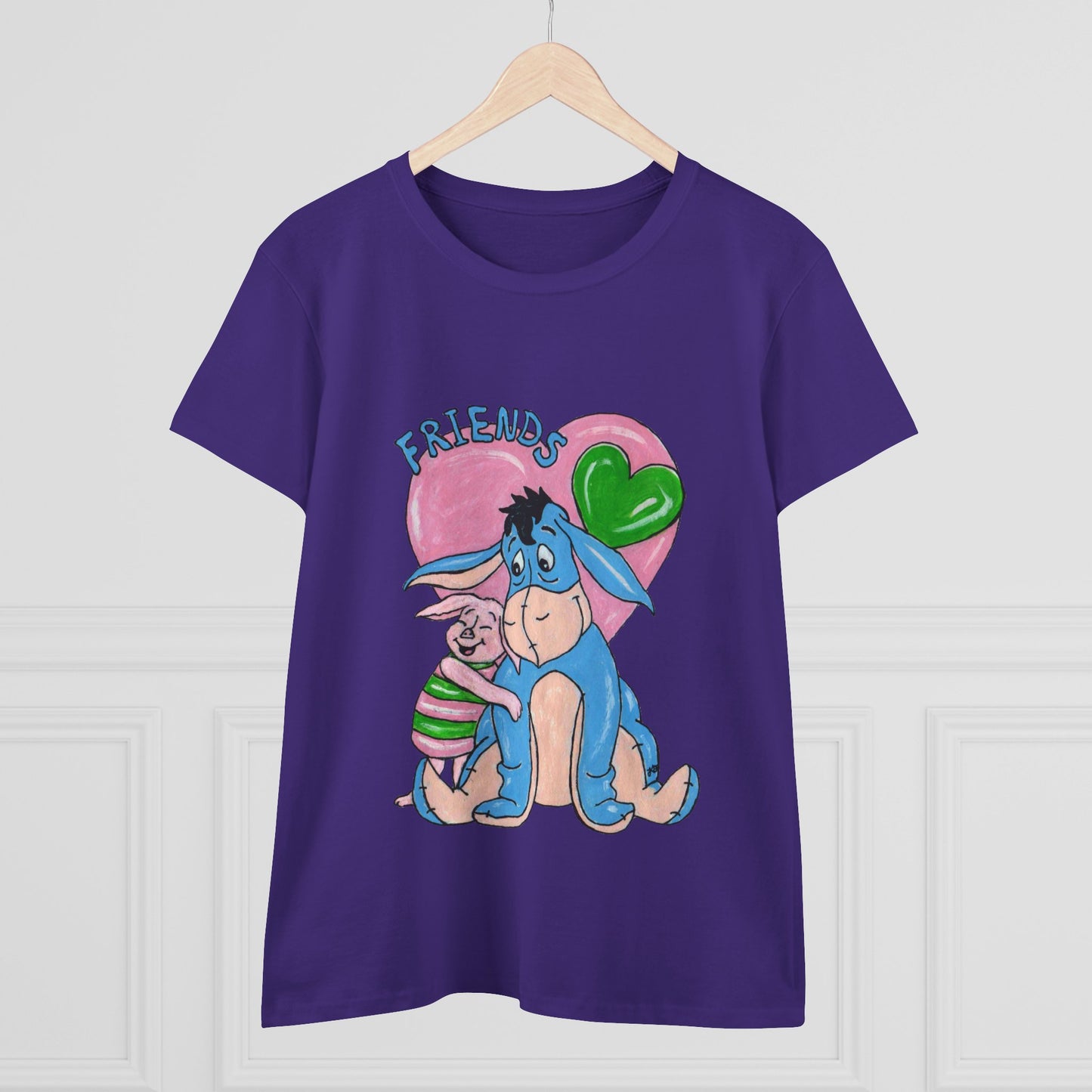 Best Friends Women's Midweight Cotton Tee