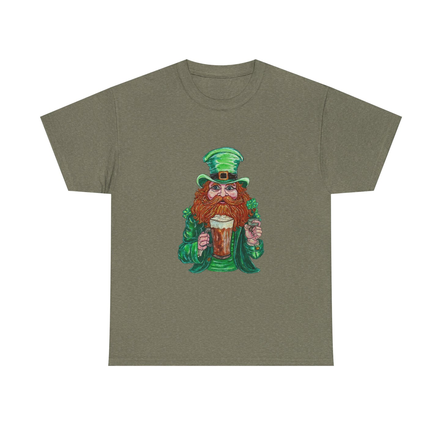 Drunken Leprechaun Unisex Heavy Cotton Tee