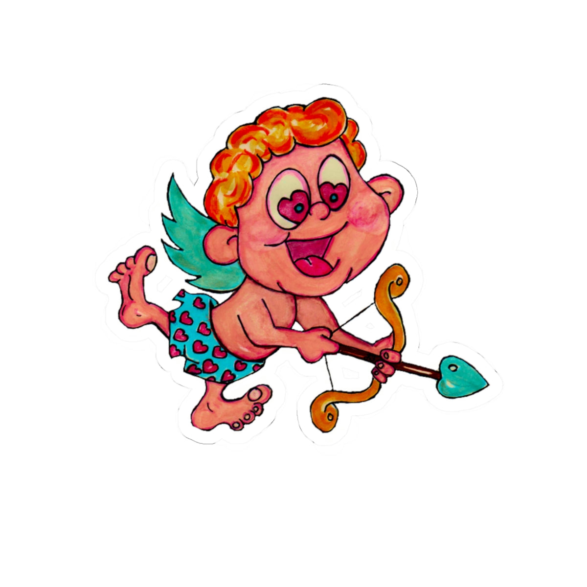 Cupid Kiss-Cut Stickers