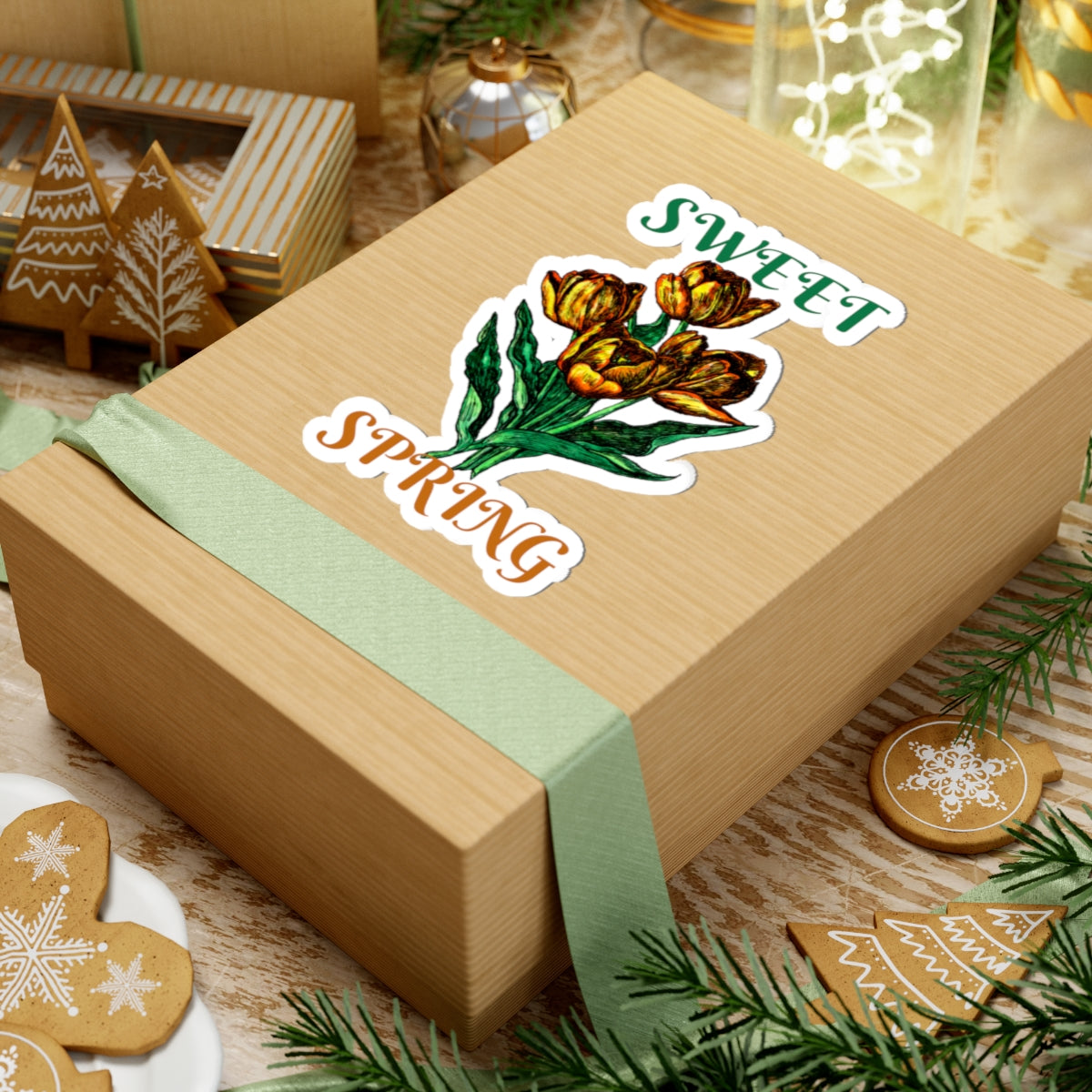 Sweet Spring Kiss-Cut Stickers