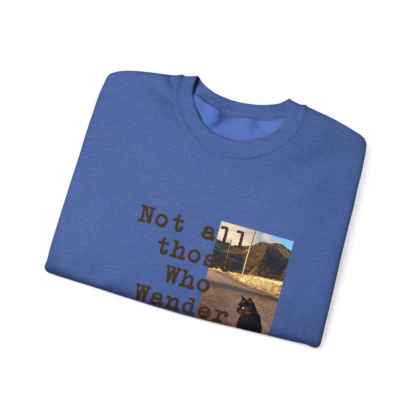 Wandering Kitty Unisex Heavy Blend™ Crewneck Sweatshirt